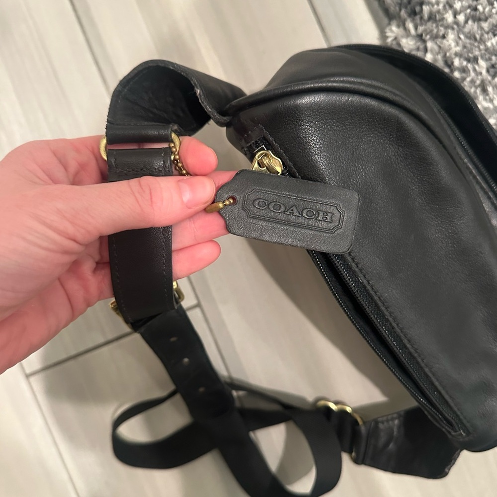 90’s Coach Canteen Waist Pouch Fanny Pack 0515 black updated pics coming